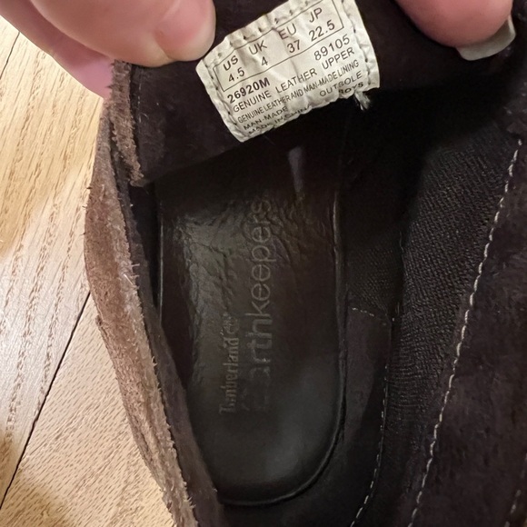 Timberland Boys Brown Leather Lace Up Desert Chukka Boots 4.5 - Picture 10 of 11